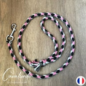 Laisse tressée double