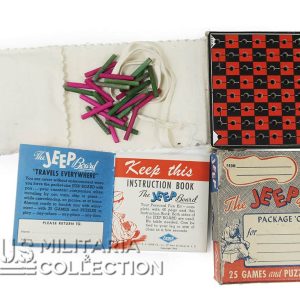 Boite de Jeux, The Jeep Board, 1944, 15 jeux & 10 puzzles