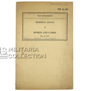 MANUEL TECHNIQUE, SPORTS AND GAMES, TM 21-220, 1942