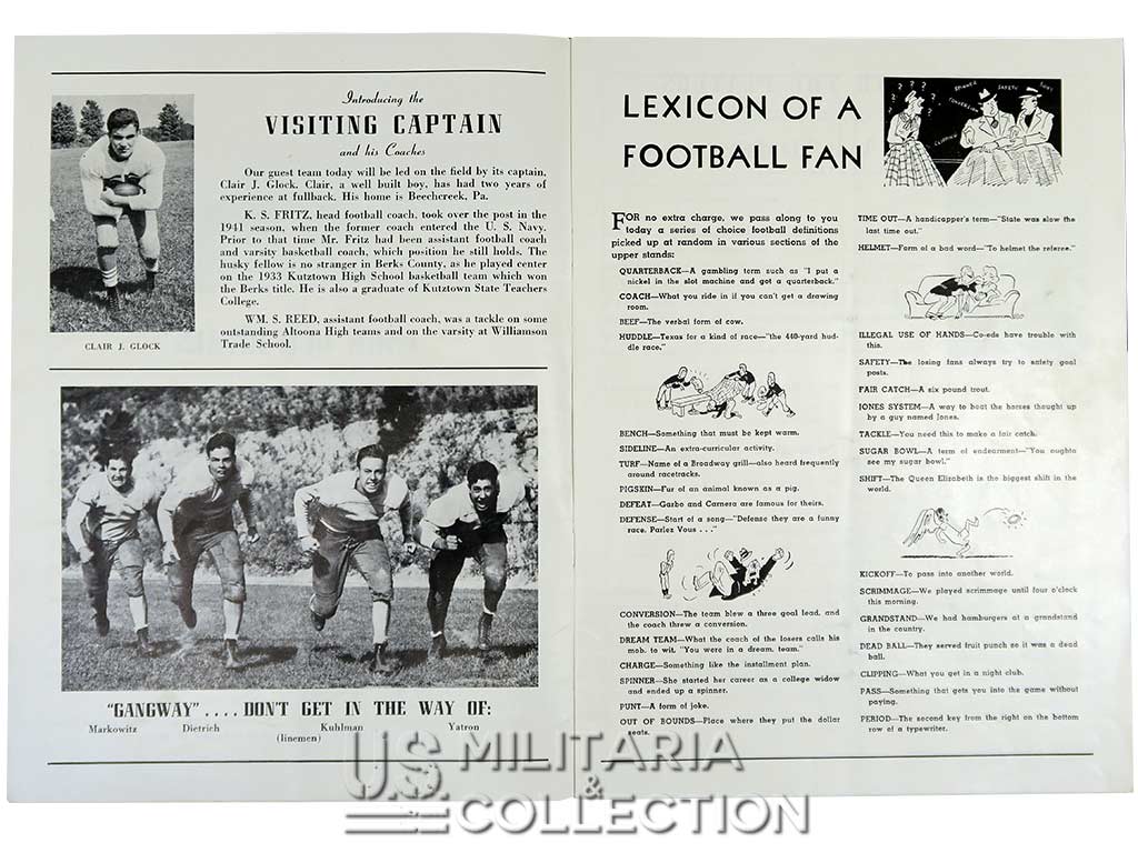 Programme, Souvenir Football Américain, 1944 – Image 3